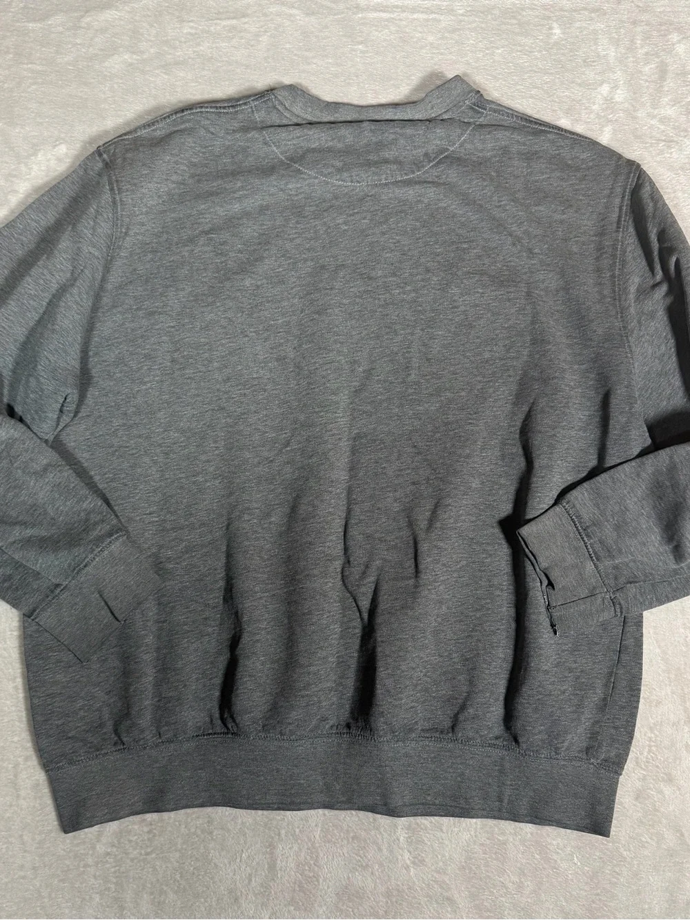 Nike Dark Gray Crewneck Sweatshirt with Small Swoosh